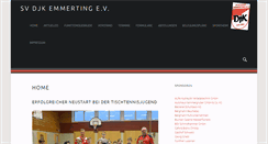 Desktop Screenshot of djk-emmerting.de